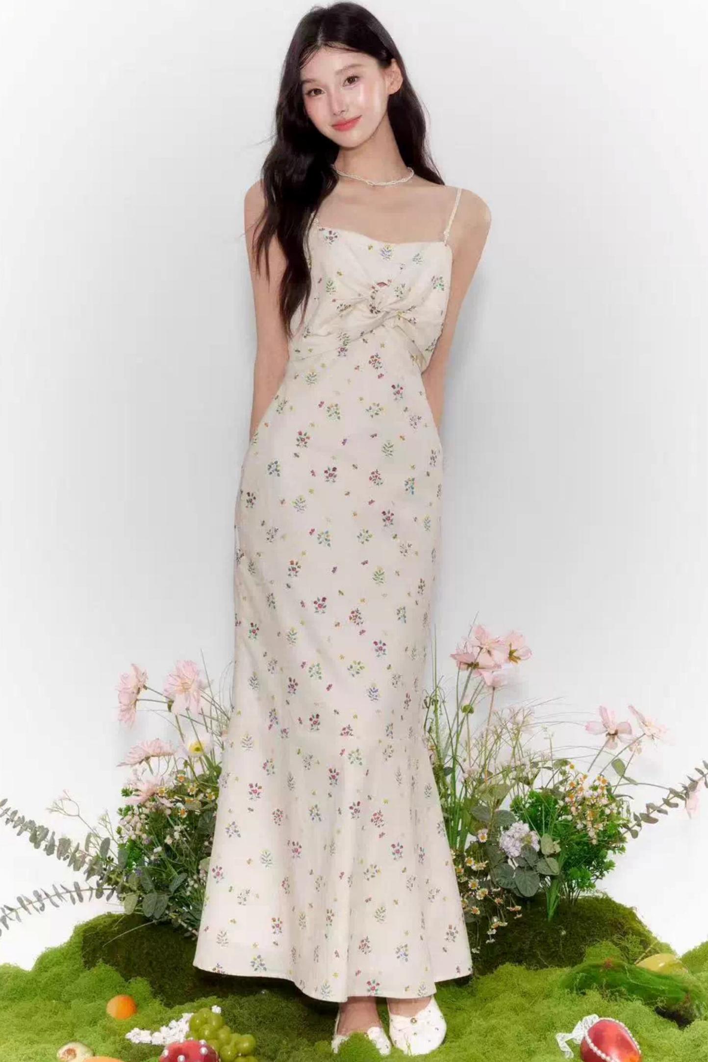 Summer Ruffle One-Shoulder Dress