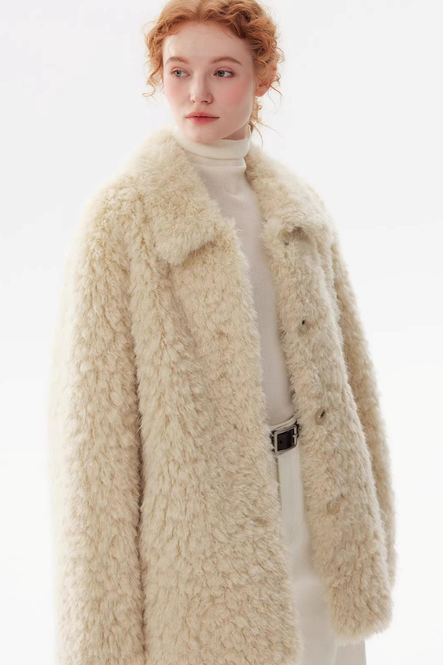 Eco-Friendly Thickened Fur Coat