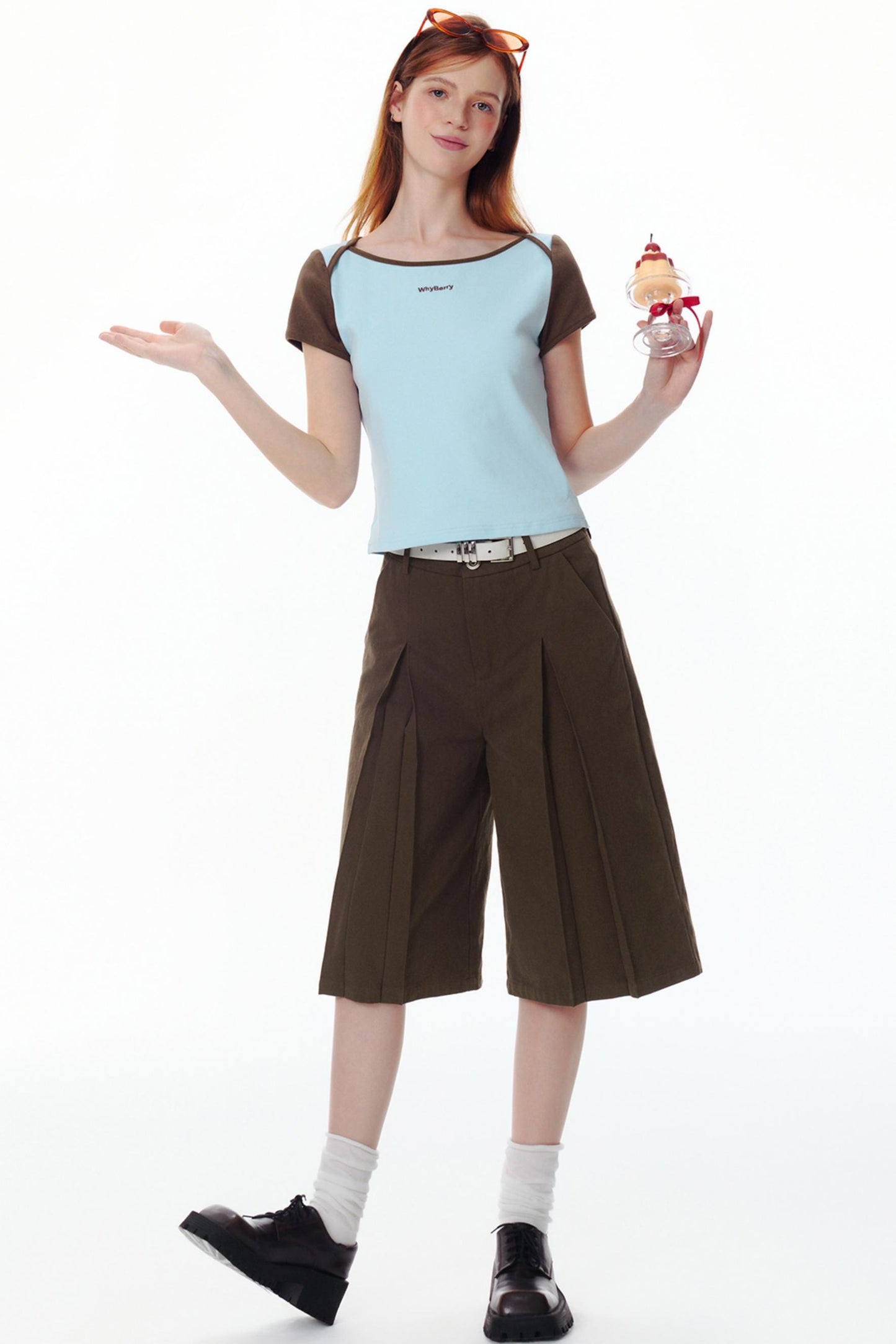 Choco One-Shoulder Tee