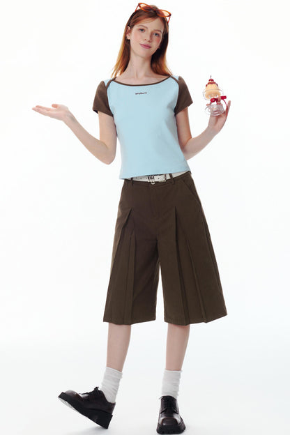 Choco One-Shoulder Tee