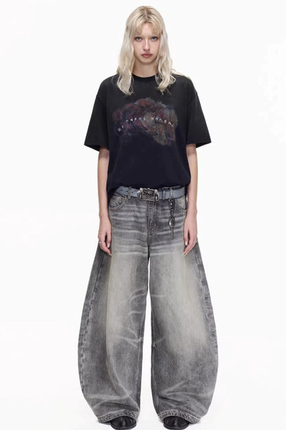 Vintage Distressed Cotton Top