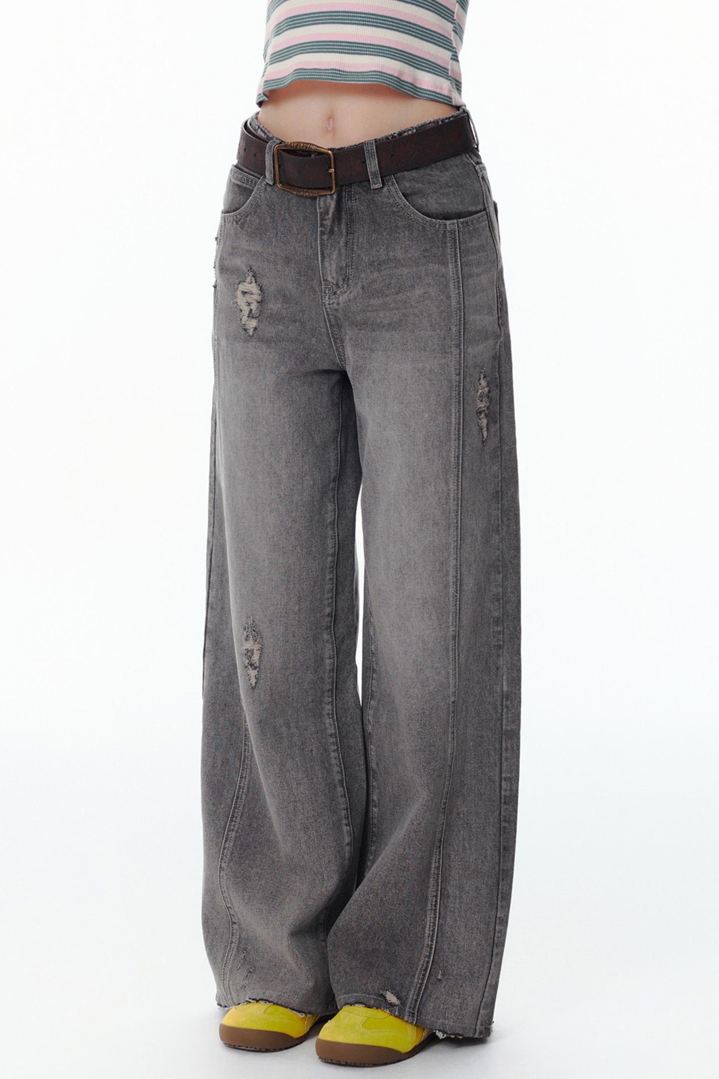 Memory Fragments Straight Jeans