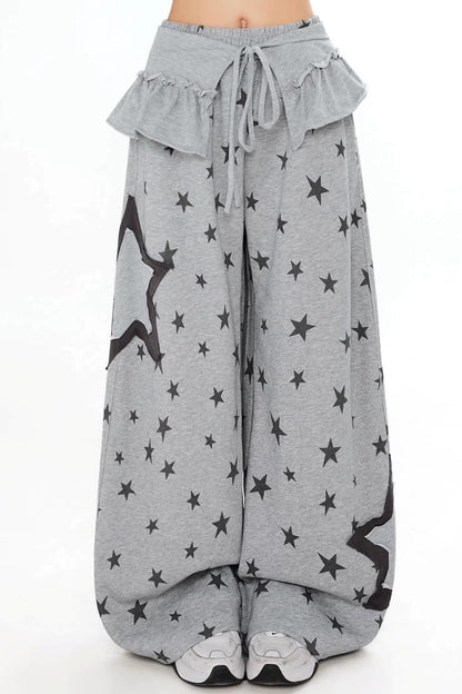 Star Print Dance Sweatpants