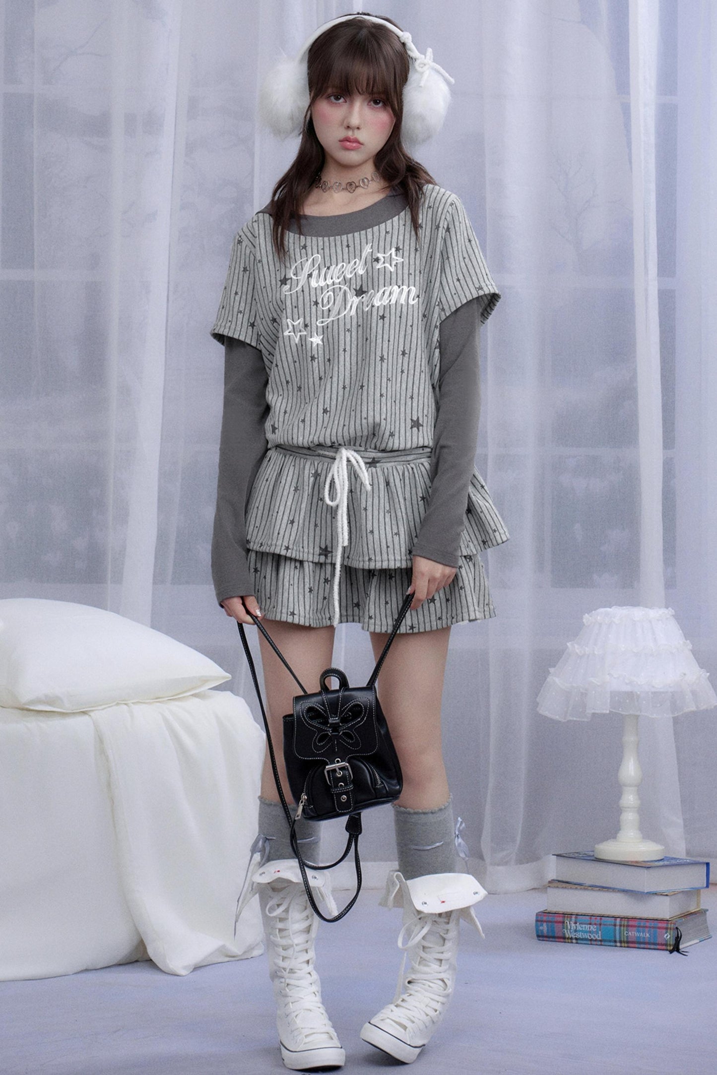 Star Falls Hooded Dress