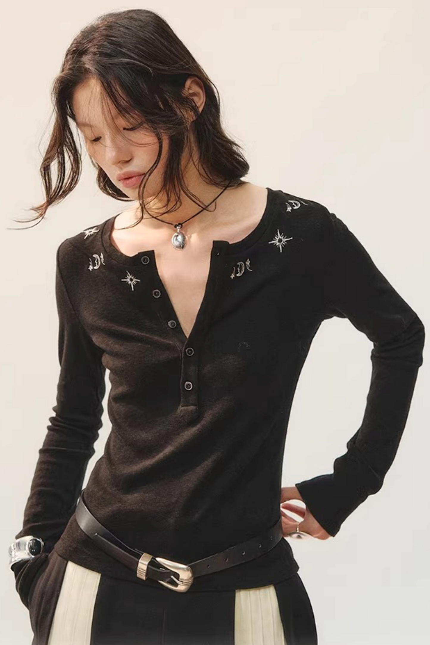 Elemental Star Embroidery T-Shirt