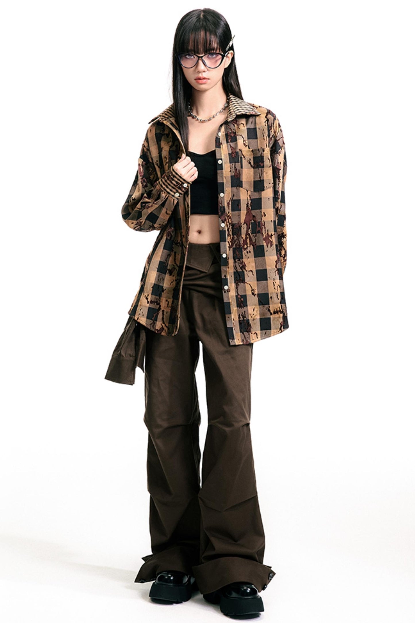 Vintage Ink Plaid Shirt