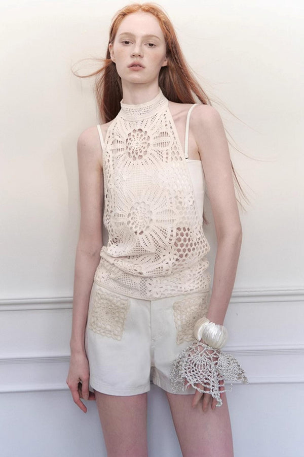 Hollow Knit Tank Top