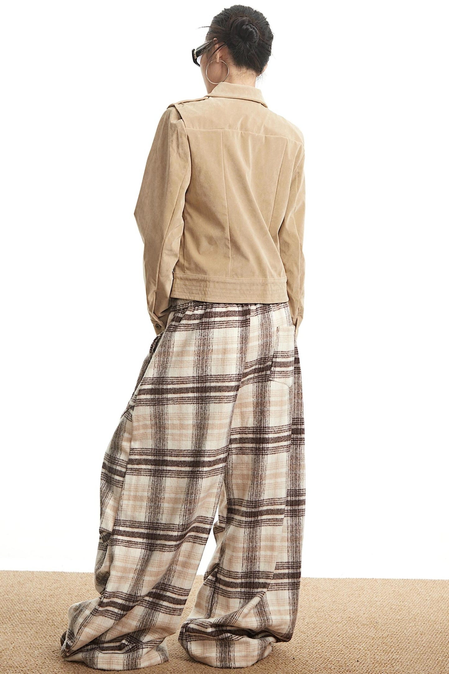 Korean Khaki Long Sleeve Jacket