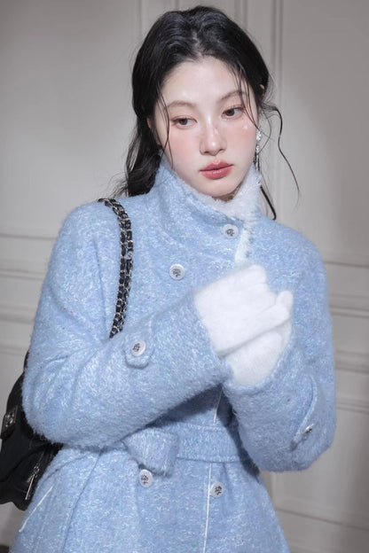 Blue Island Wool Coat
