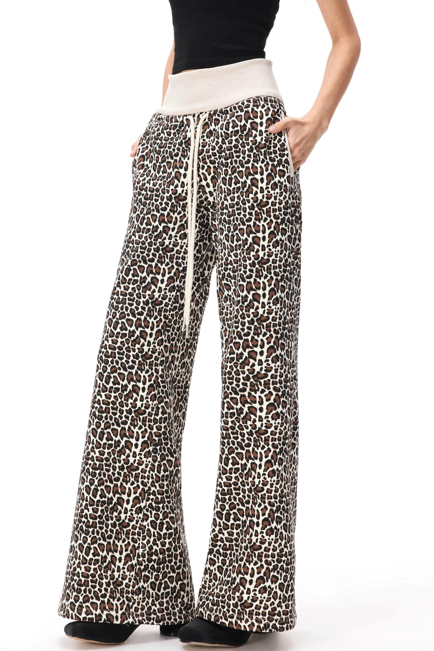 Retro Leopard Patchwork Jacket Set-Up