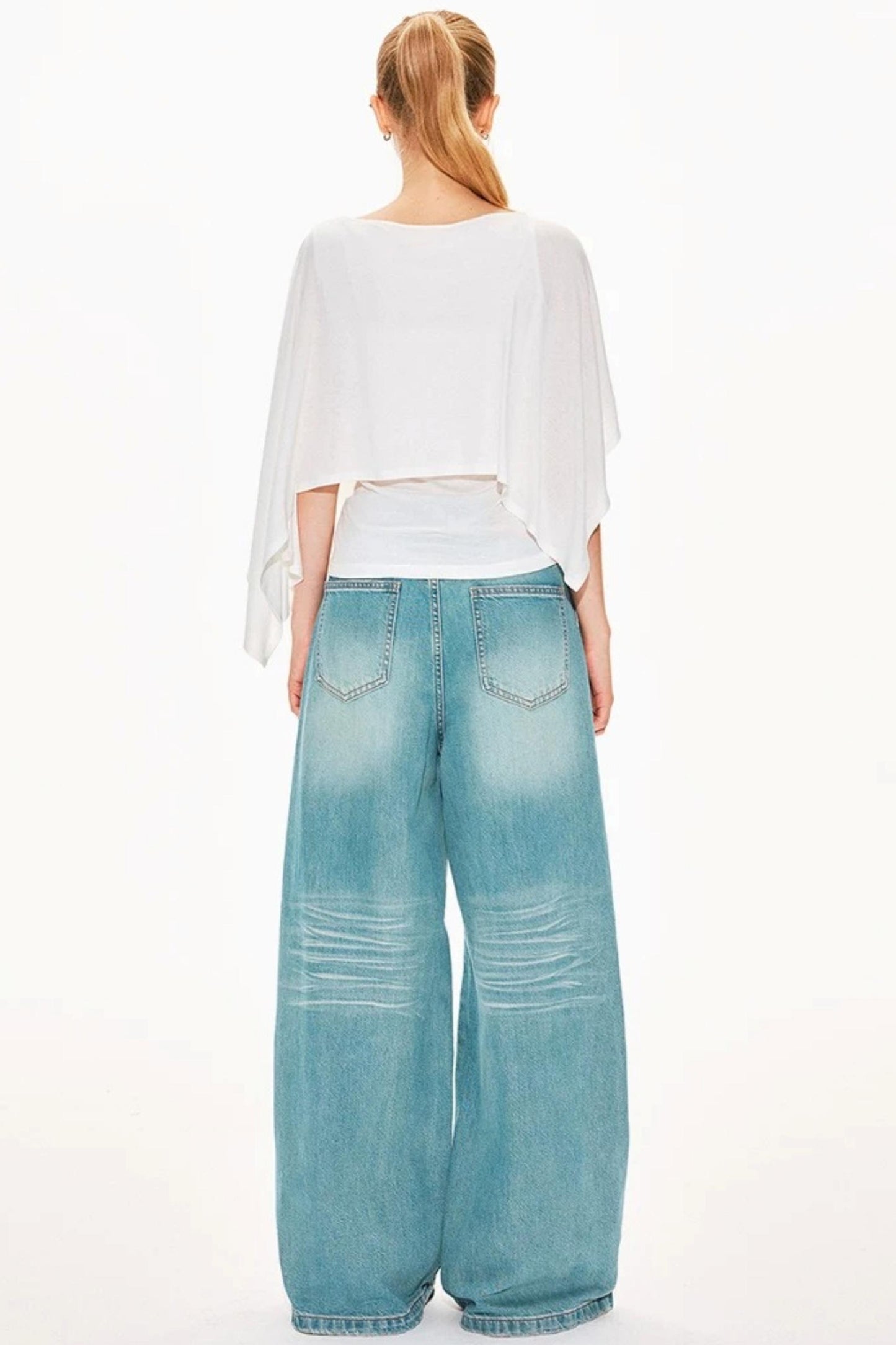 Tencel Cape Sleeve Vest