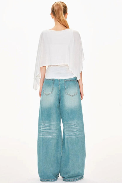 Tencel Cape Sleeve Vest