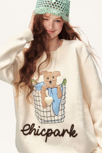 Sweet Vintage Bear Top