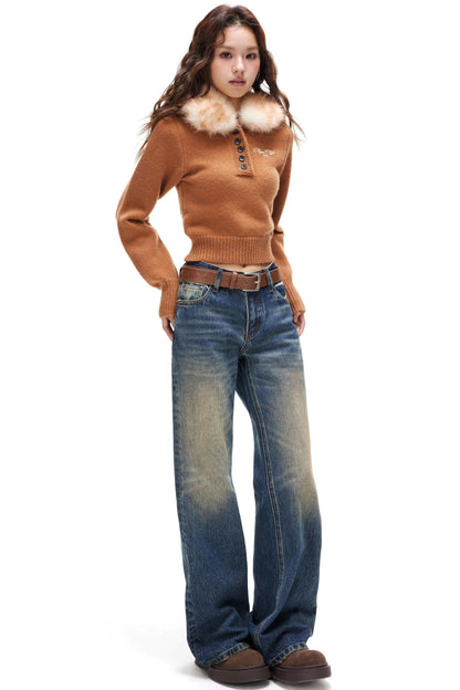 Retro Deer Pattern Sweater