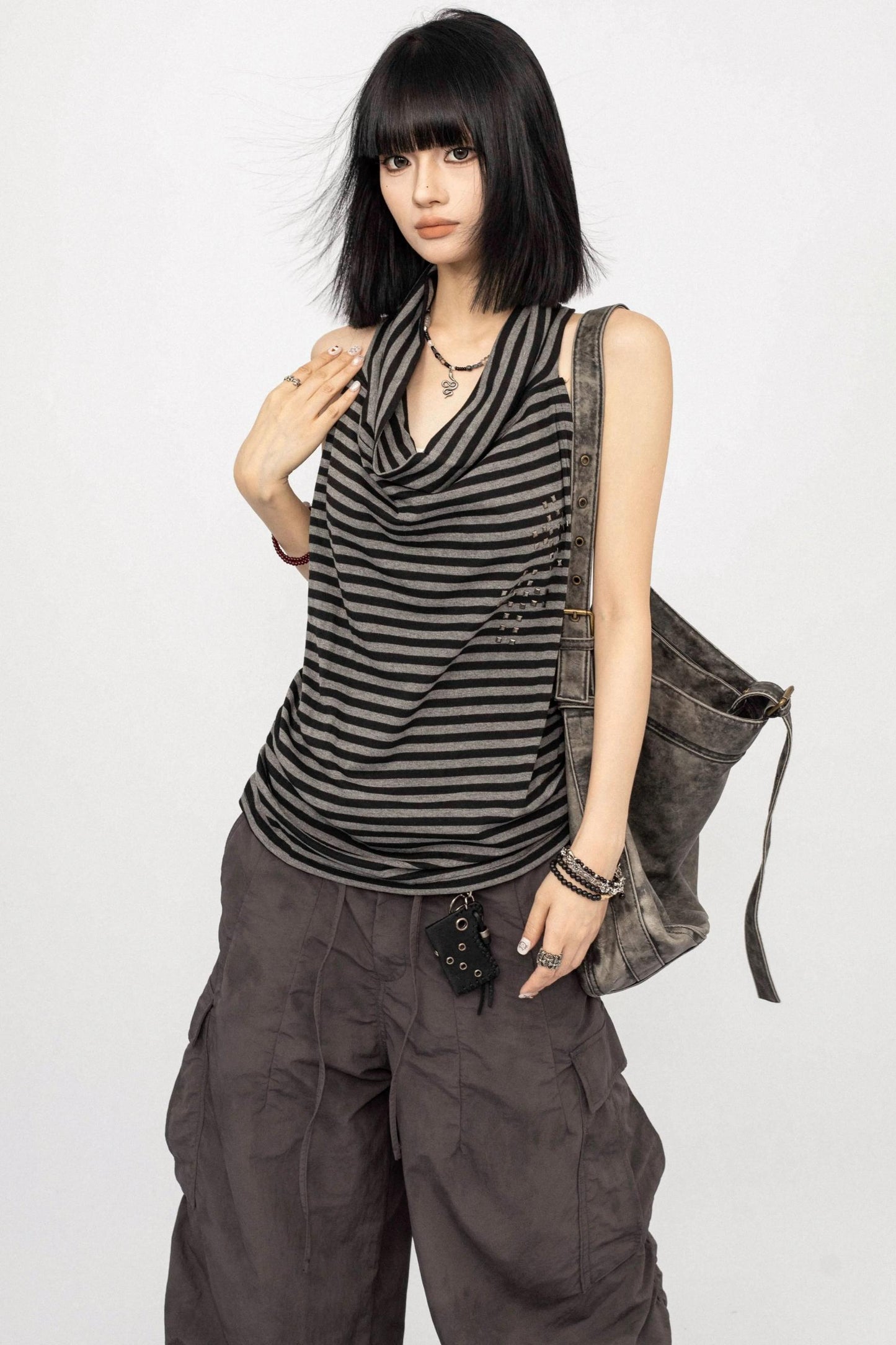 Swing Collar Halterneck Camisole