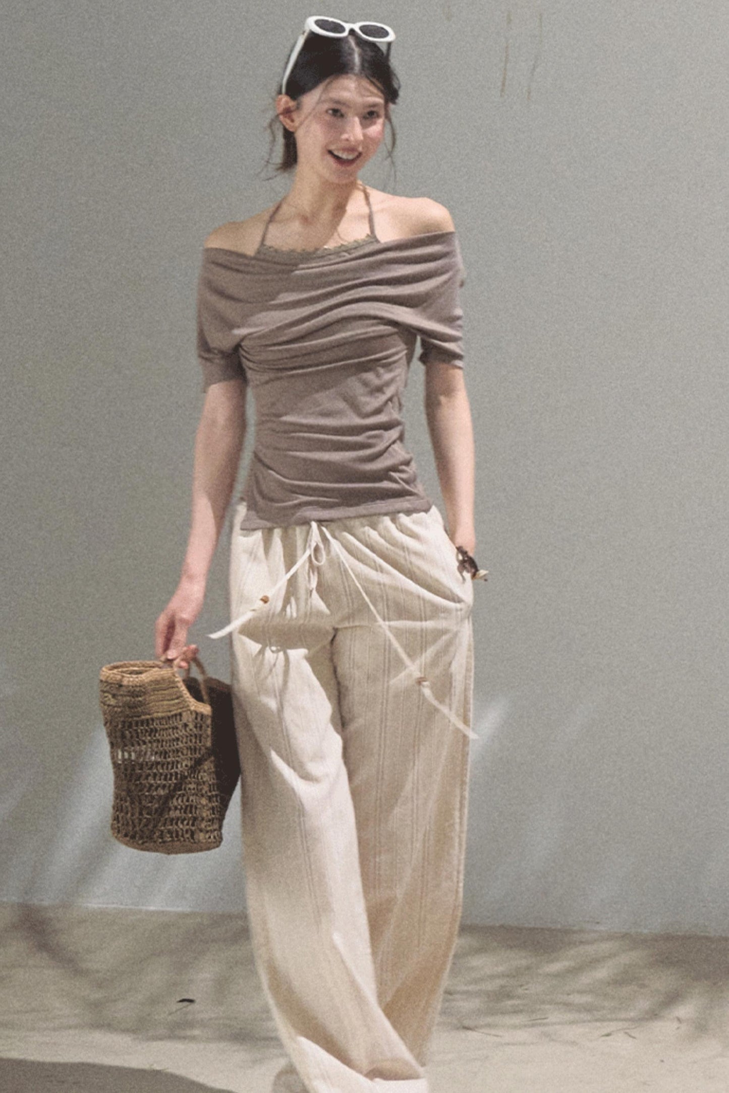 Desert One-Shoulder Top