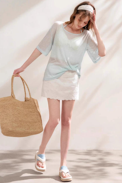 Summer Lace Swing Top