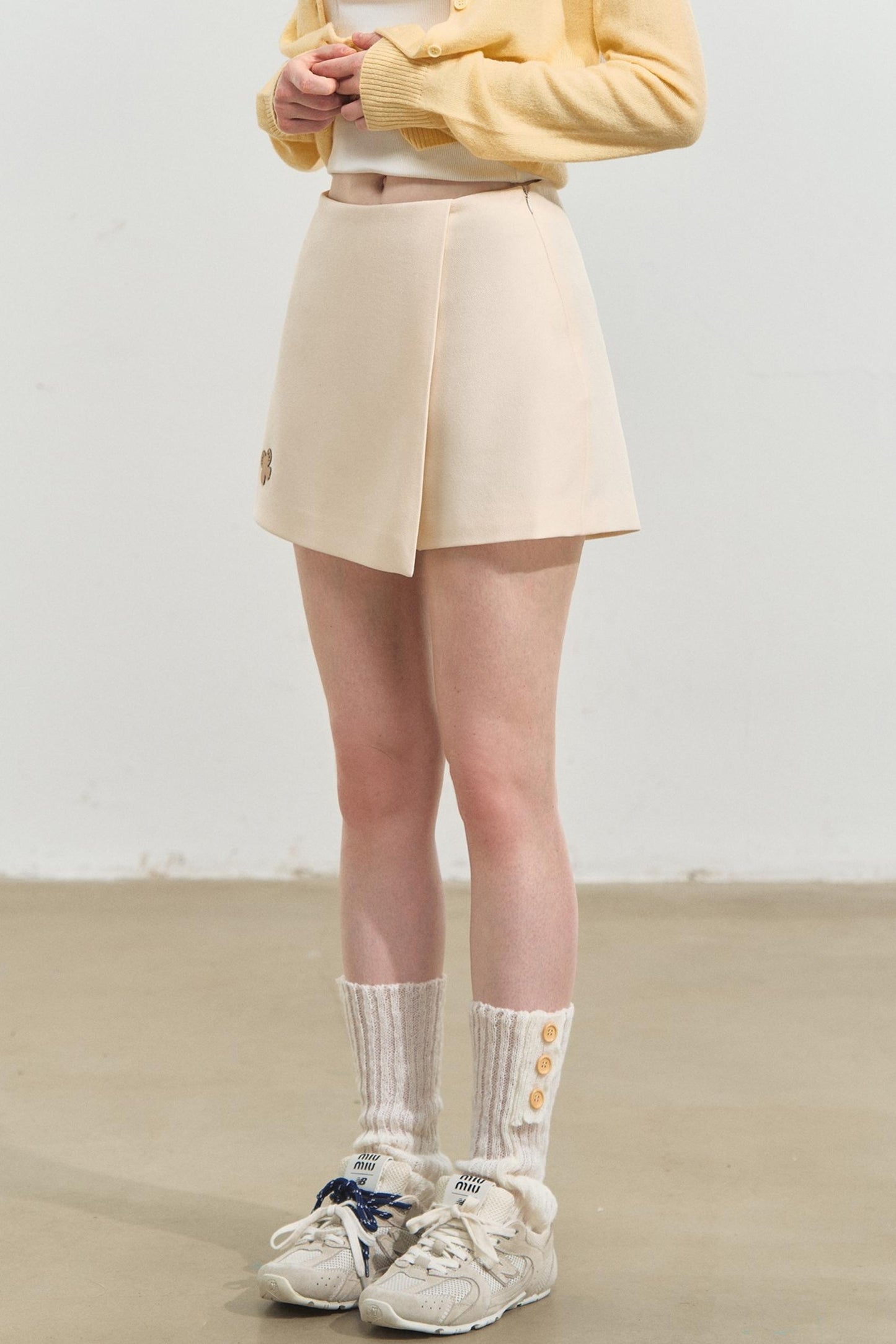 Fun Flower Culottes Skirt