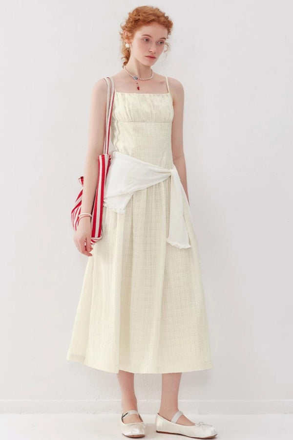 Halter Mullet Dress Cardigan Set-Up