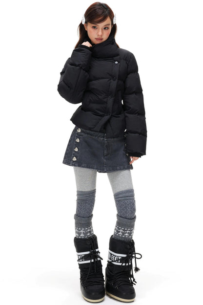 Enzyme Wash Twill Skirt Pants