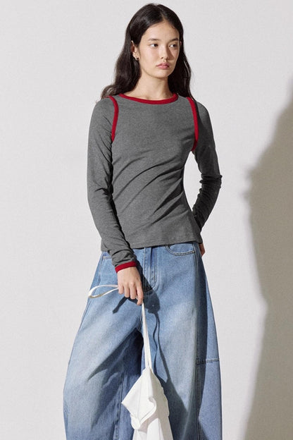 Tailoring Blue Loose Jeans