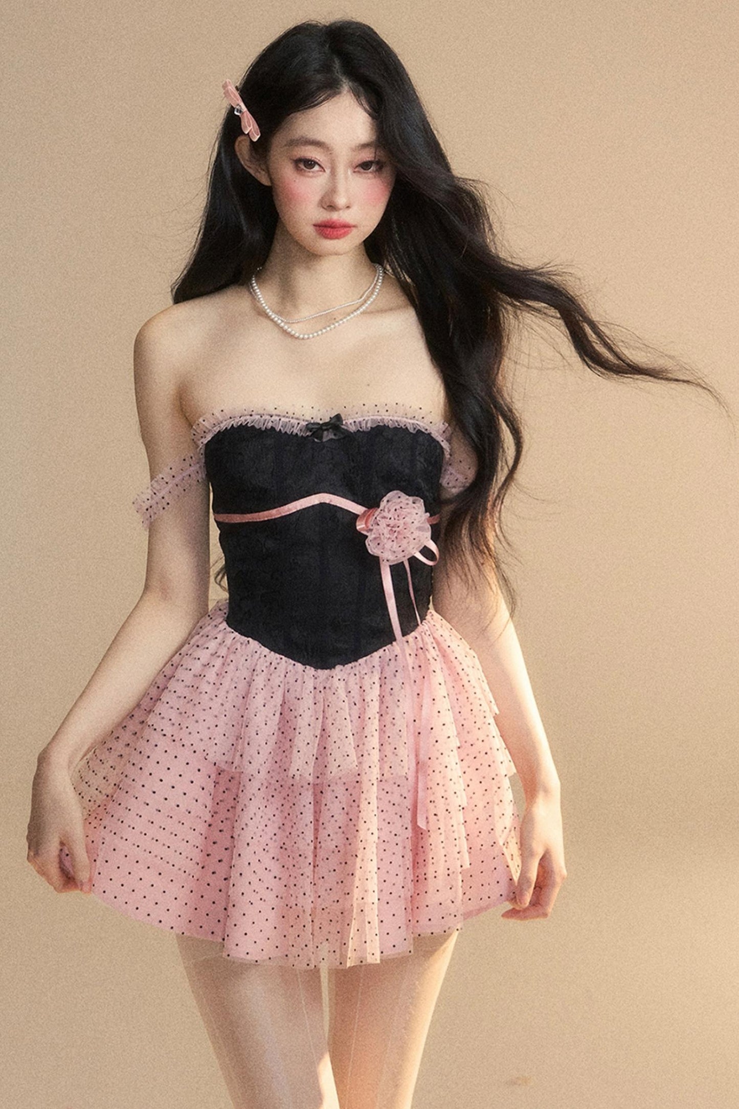 Slim Fit Cake Skirt Dress