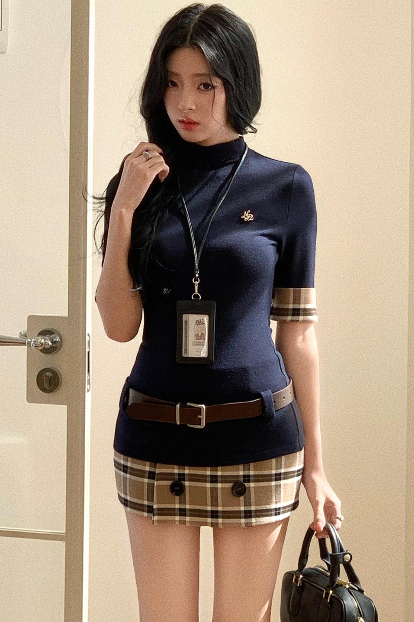 Elegant Korean-Style Two-Piece Set-Up