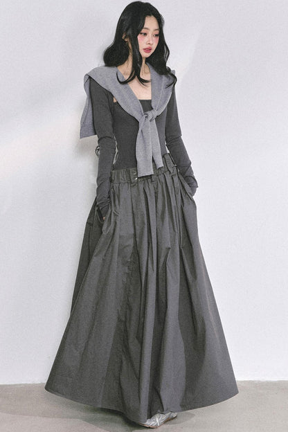 French Slimming Long Dress