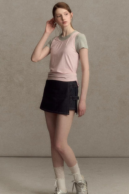 Slim Fit Two-Piece Tee