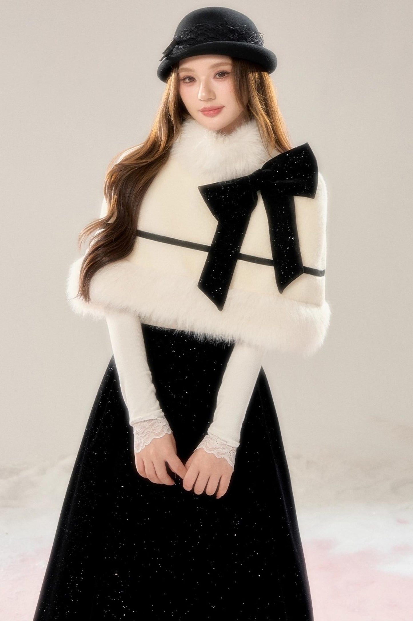 French High-end Cloak Two-Piece Set-Up