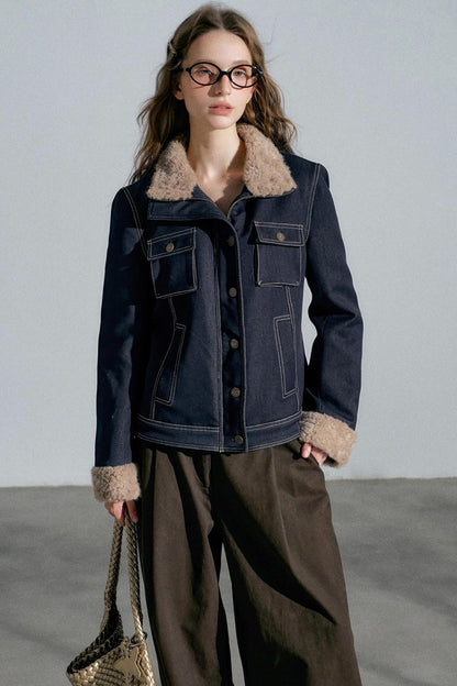 Empire Lapel Denim Jacket