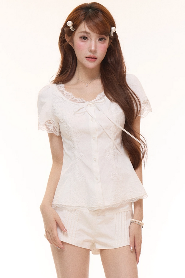 Lace Patchwork Top Set-Up