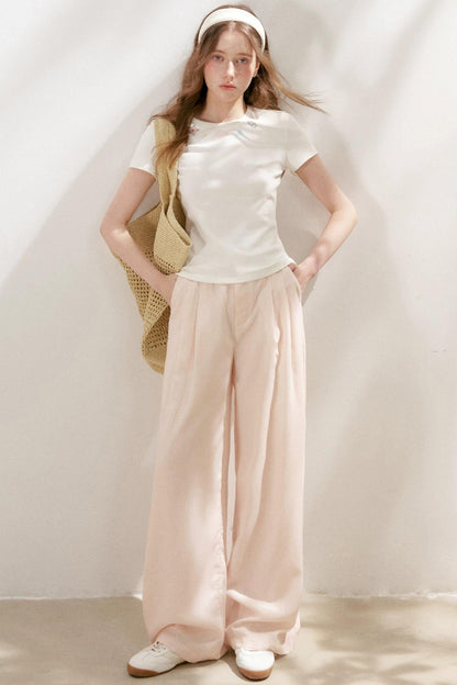 Tencel Linen Lace Pants