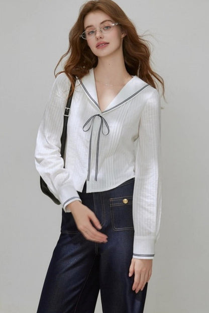 Basic Thin Maritime Casual Shirt