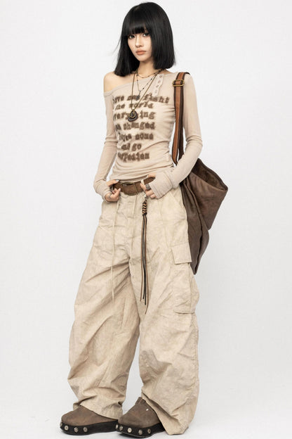 Casual Long Sleeve Slim Fit Top