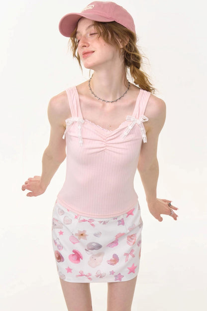 Retro Chic Bow Tank Top