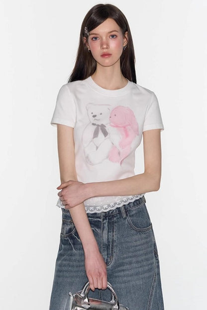 Sweet Shoulder Crop Top