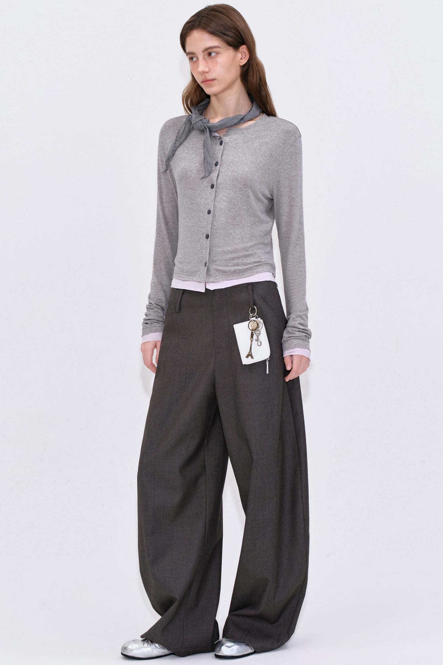 Lyocell Linen Color-Blocked T-Shirt