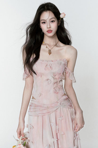 Vacation Floral Skirt Set-Up