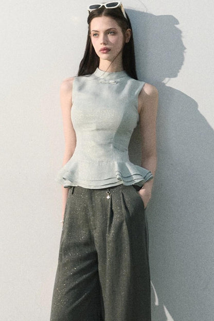 Lyocell Gilded Linen Camisole