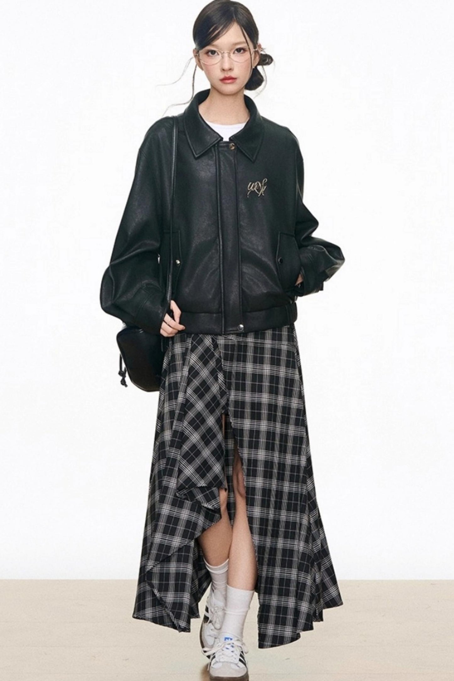 Black Leather Jacket Set-Up