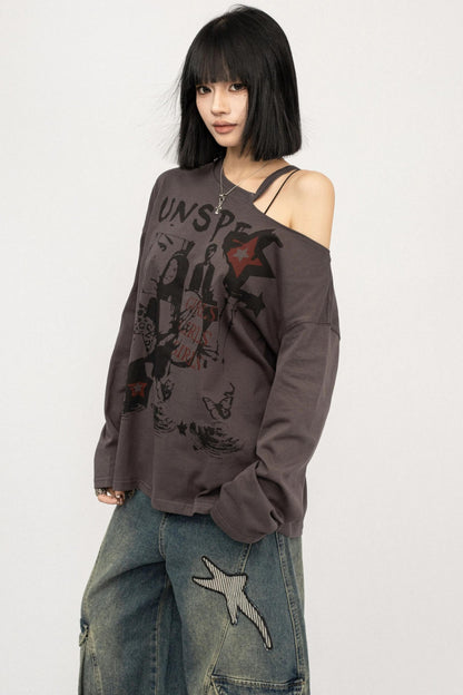 Lazy Vintage Long Sleeve Top