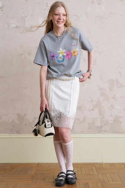 Summer Lace Short Skirt