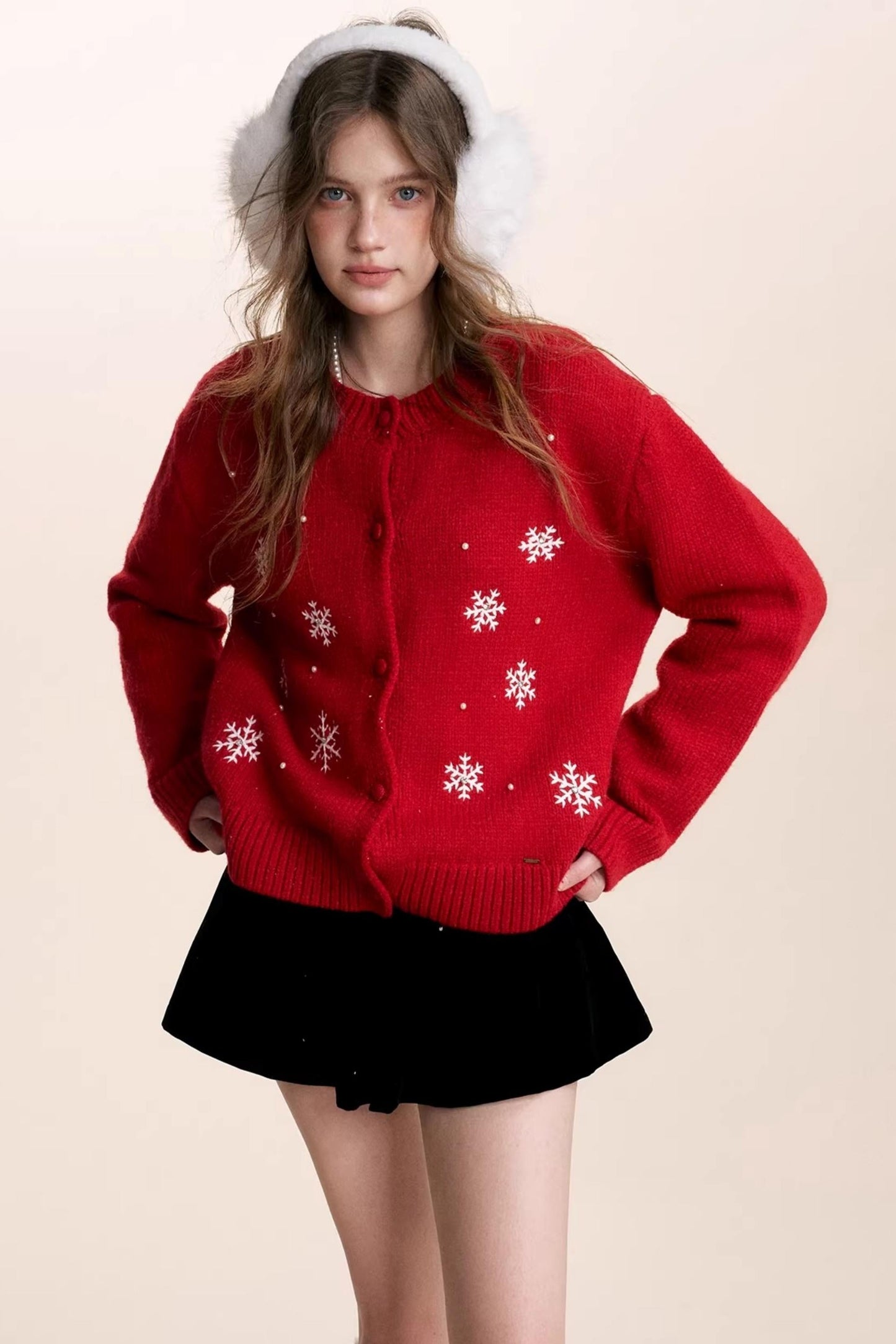 Snowflake Crochet Cardigan