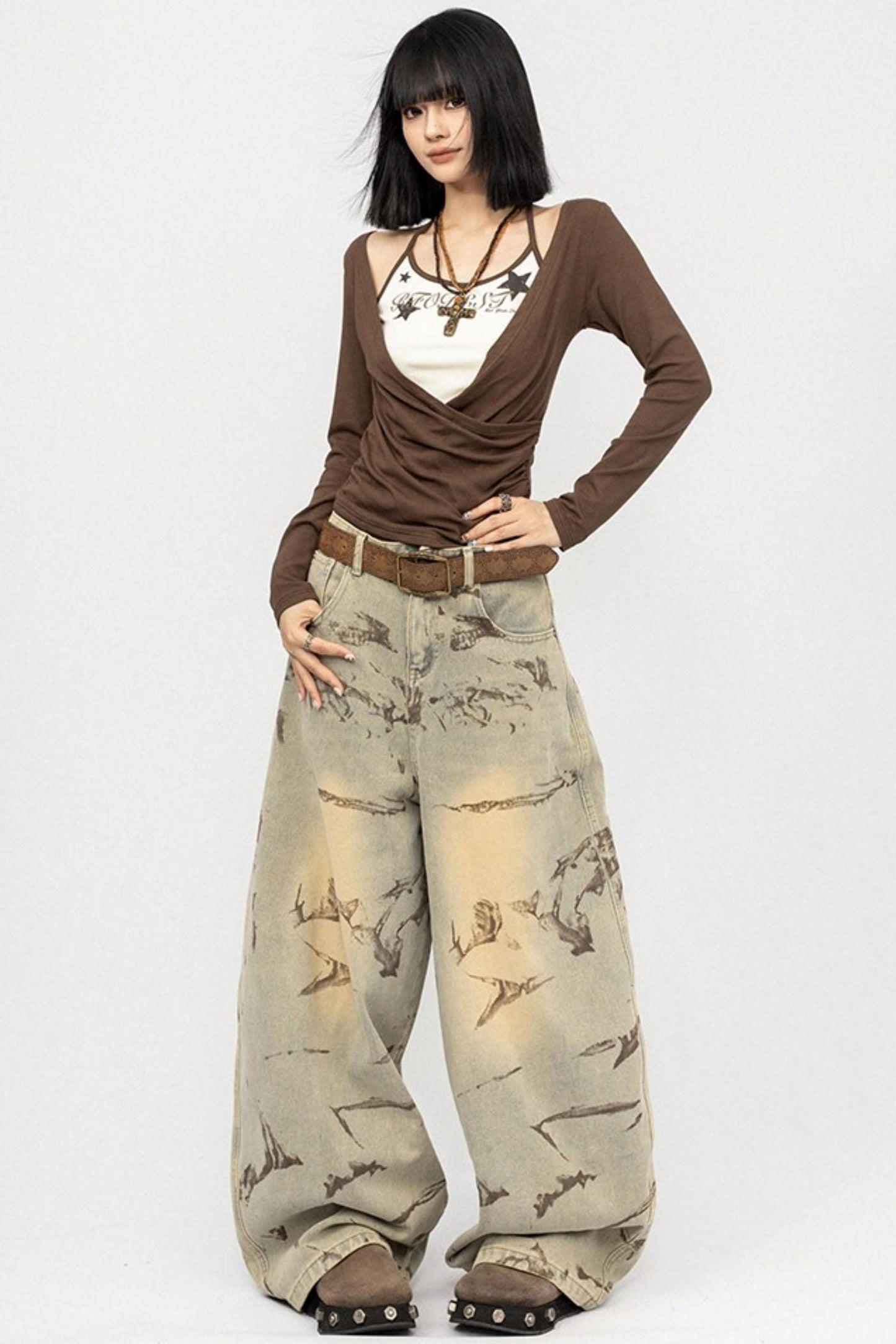 Vintage Spice Swing Halterneck T-Shirt