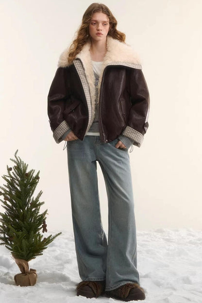 Washed Distressed Denim Pants