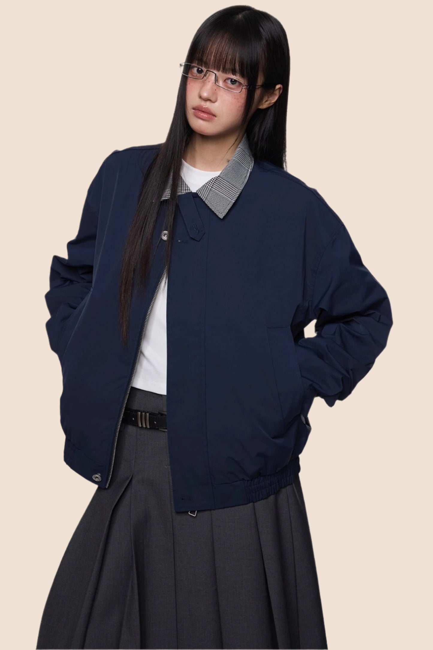 Vintage Contrast Coat