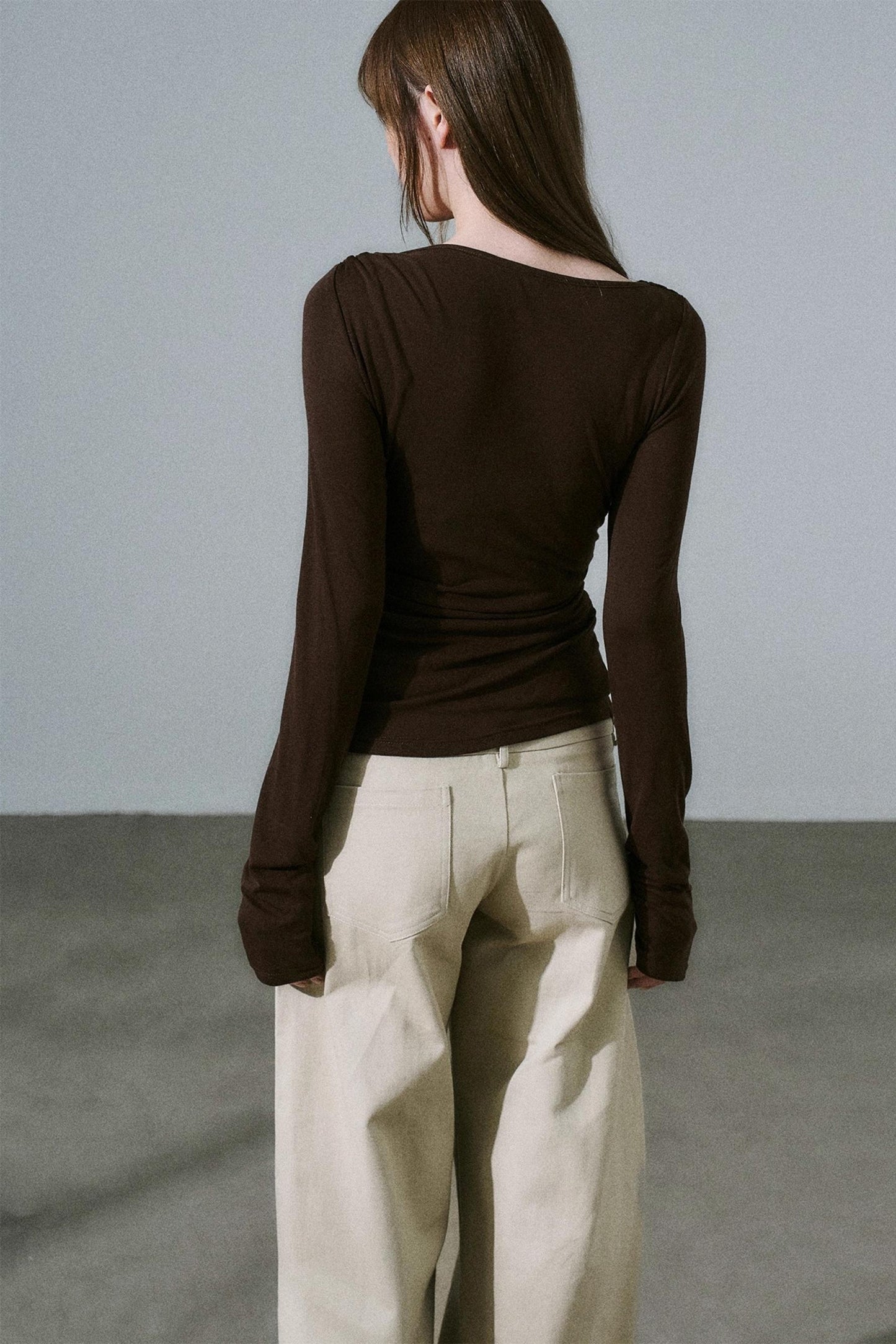 Rose Swing Collar Top