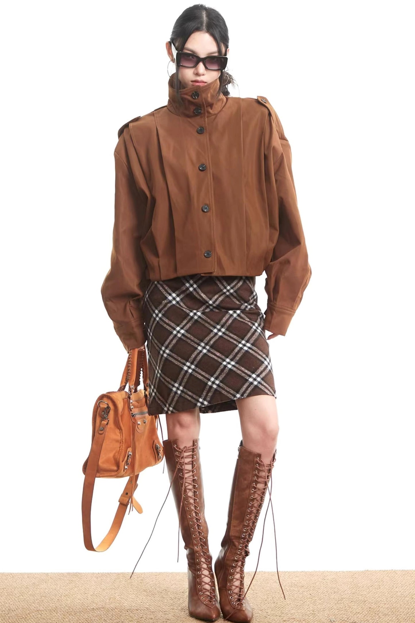 Retro Brown Autumn Jacket