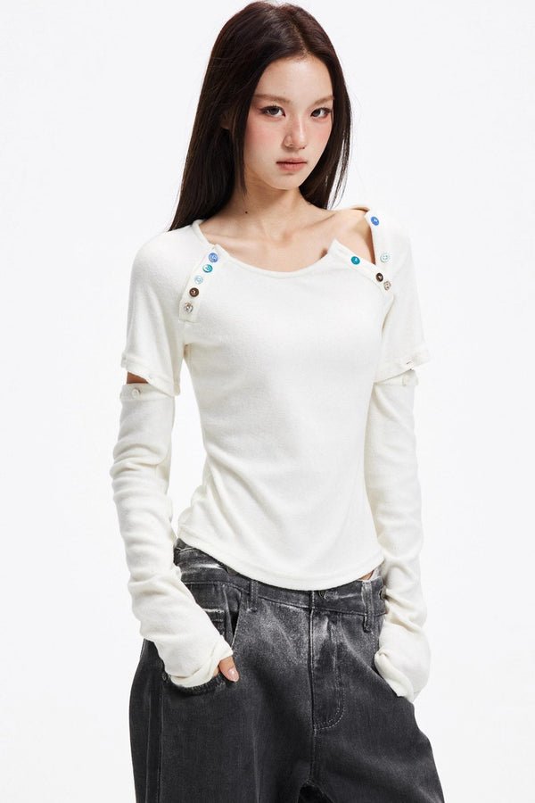 Slim-Fit Knit Top